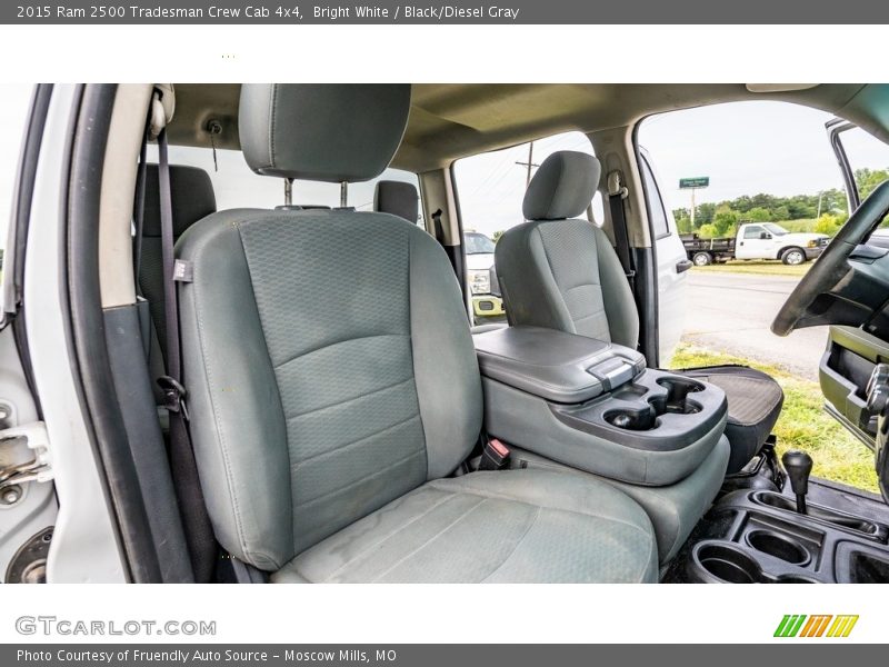 Bright White / Black/Diesel Gray 2015 Ram 2500 Tradesman Crew Cab 4x4