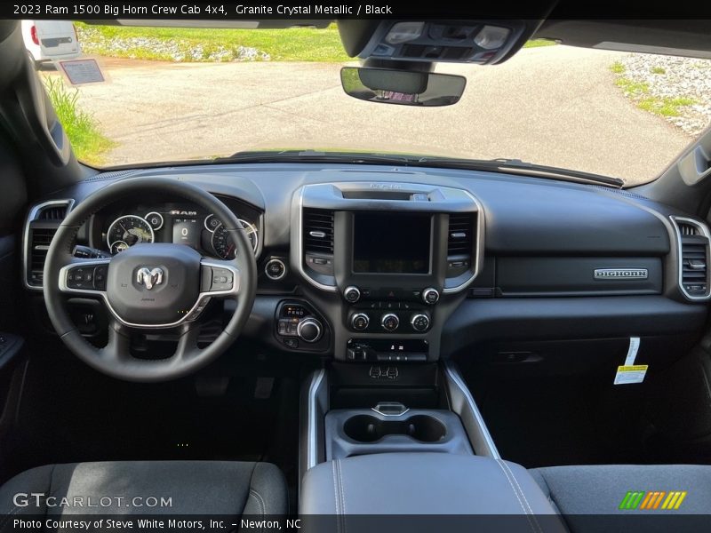 Dashboard of 2023 1500 Big Horn Crew Cab 4x4