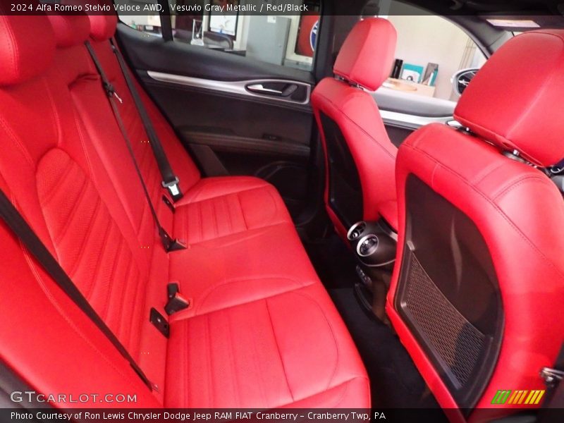Rear Seat of 2024 Stelvio Veloce AWD