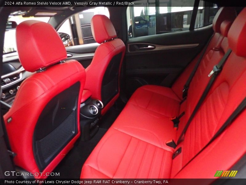 Rear Seat of 2024 Stelvio Veloce AWD