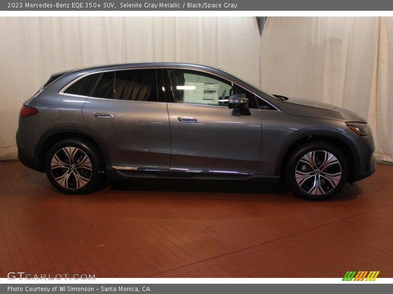 Selenite Gray Metallic / Black/Space Gray 2023 Mercedes-Benz EQE 350+ SUV