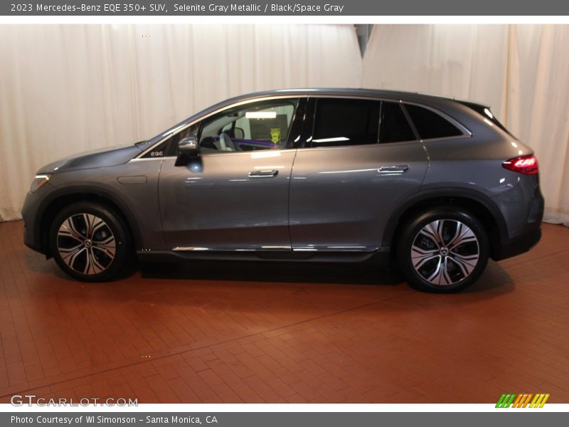 Selenite Gray Metallic / Black/Space Gray 2023 Mercedes-Benz EQE 350+ SUV