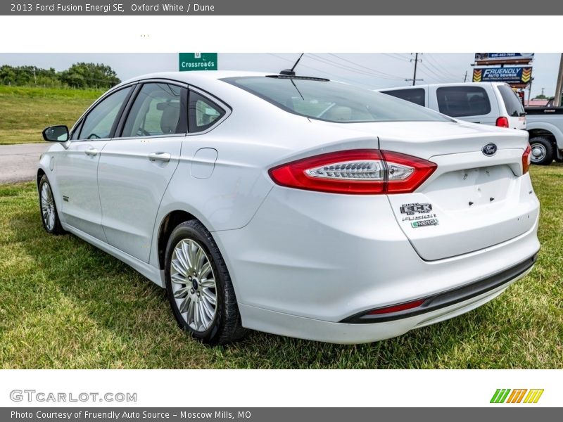 Oxford White / Dune 2013 Ford Fusion Energi SE