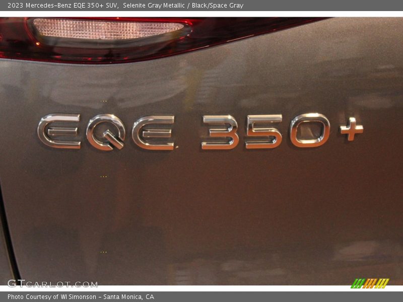 Selenite Gray Metallic / Black/Space Gray 2023 Mercedes-Benz EQE 350+ SUV