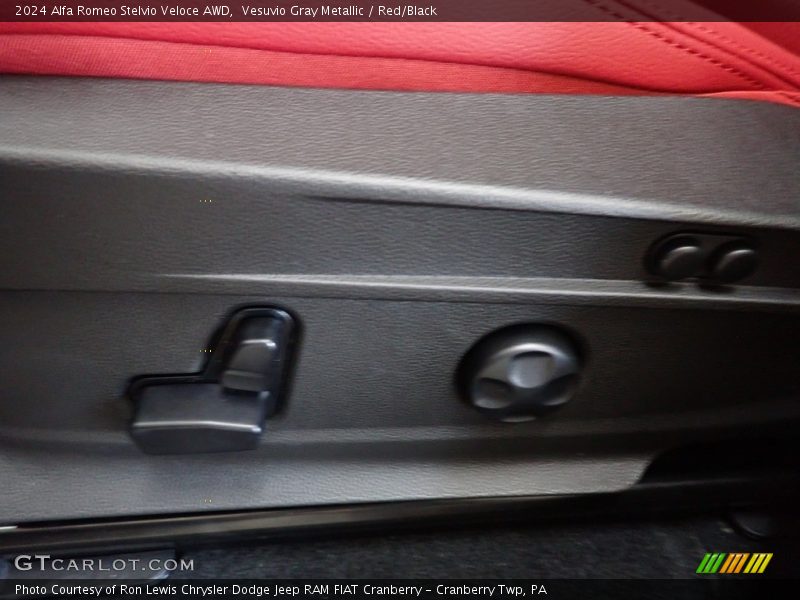 Vesuvio Gray Metallic / Red/Black 2024 Alfa Romeo Stelvio Veloce AWD