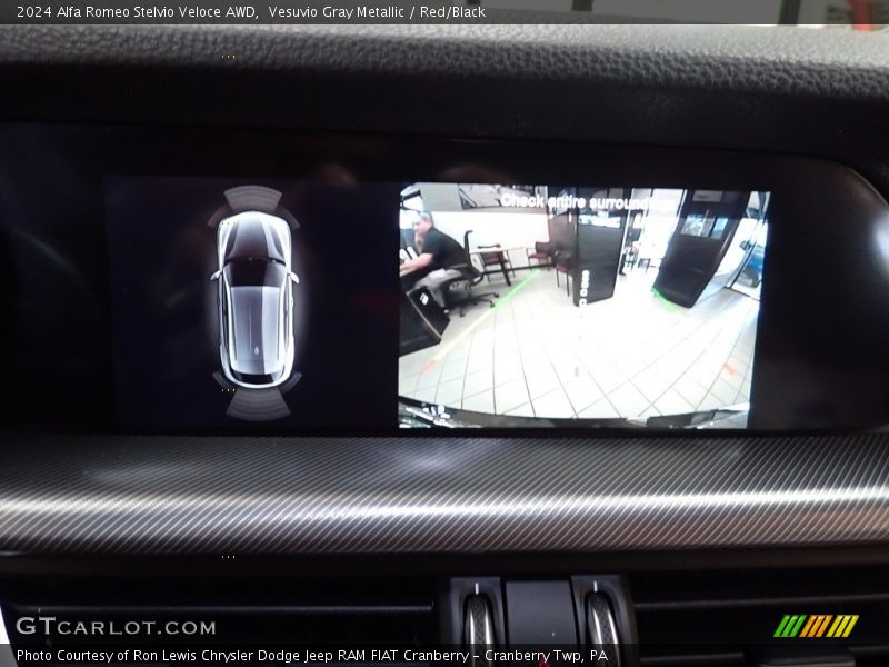 Vesuvio Gray Metallic / Red/Black 2024 Alfa Romeo Stelvio Veloce AWD