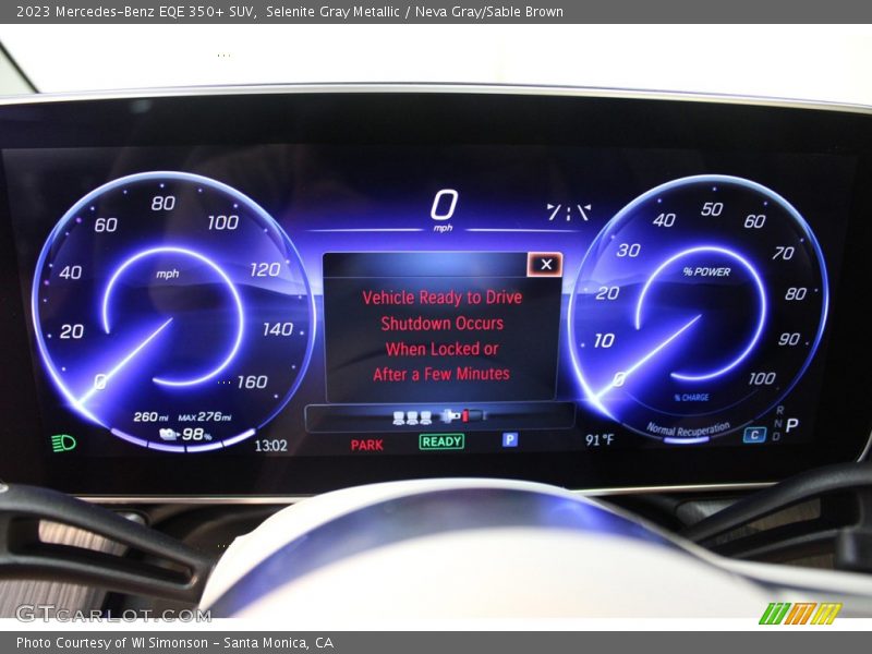 Selenite Gray Metallic / Neva Gray/Sable Brown 2023 Mercedes-Benz EQE 350+ SUV