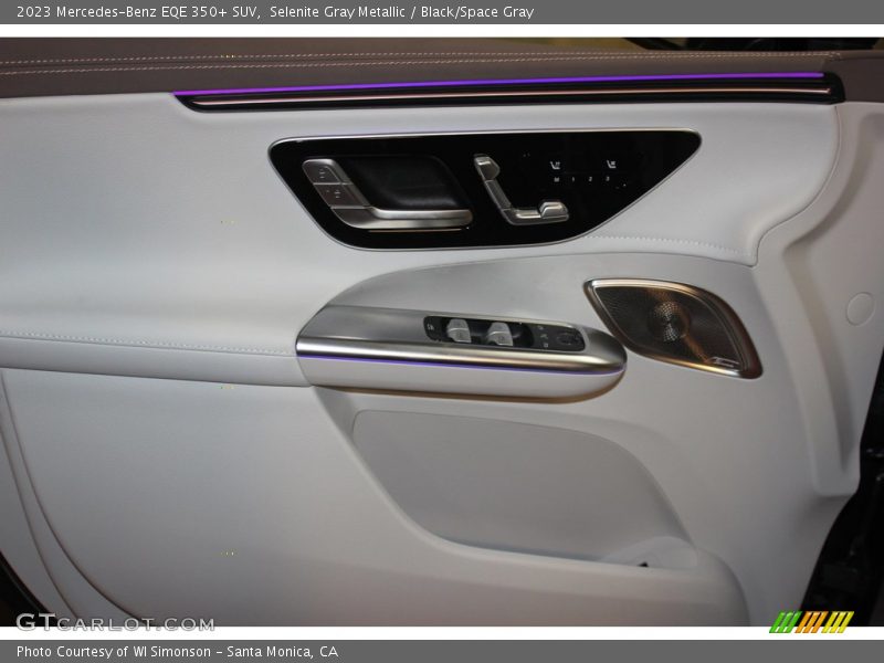 Selenite Gray Metallic / Black/Space Gray 2023 Mercedes-Benz EQE 350+ SUV
