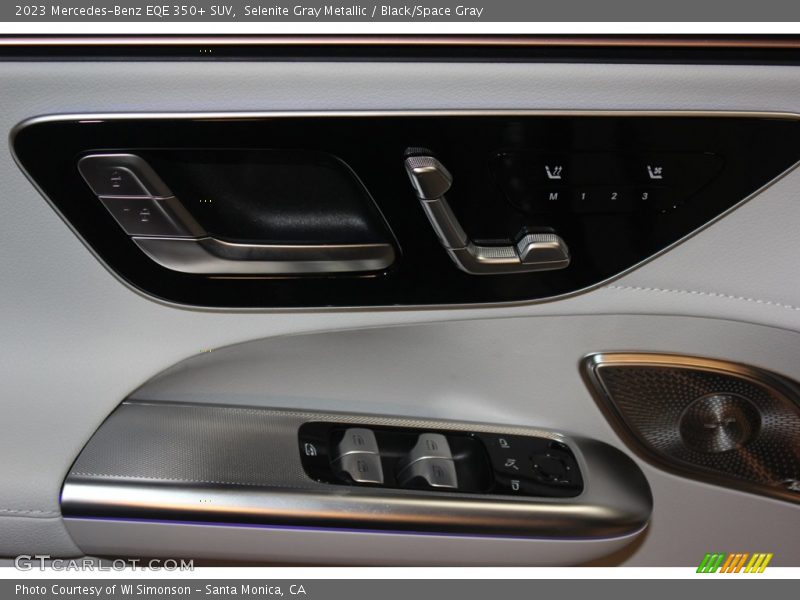Selenite Gray Metallic / Black/Space Gray 2023 Mercedes-Benz EQE 350+ SUV