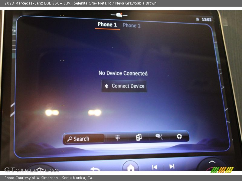 Selenite Gray Metallic / Neva Gray/Sable Brown 2023 Mercedes-Benz EQE 350+ SUV