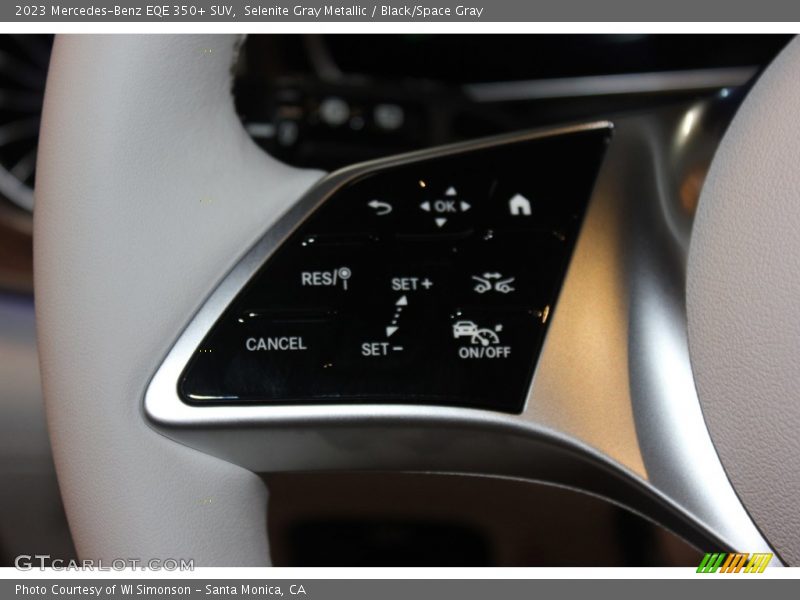 Selenite Gray Metallic / Black/Space Gray 2023 Mercedes-Benz EQE 350+ SUV