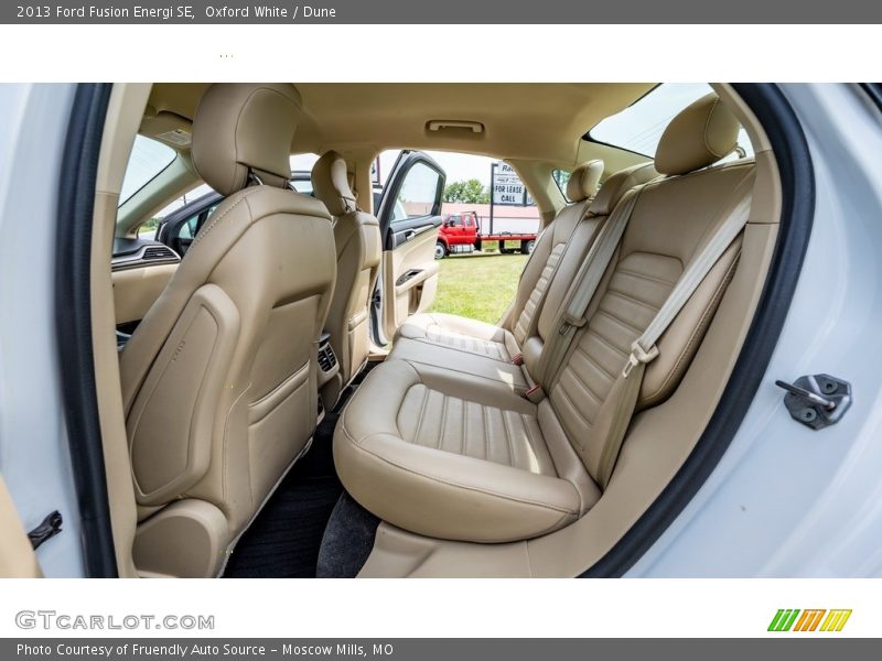 Rear Seat of 2013 Fusion Energi SE