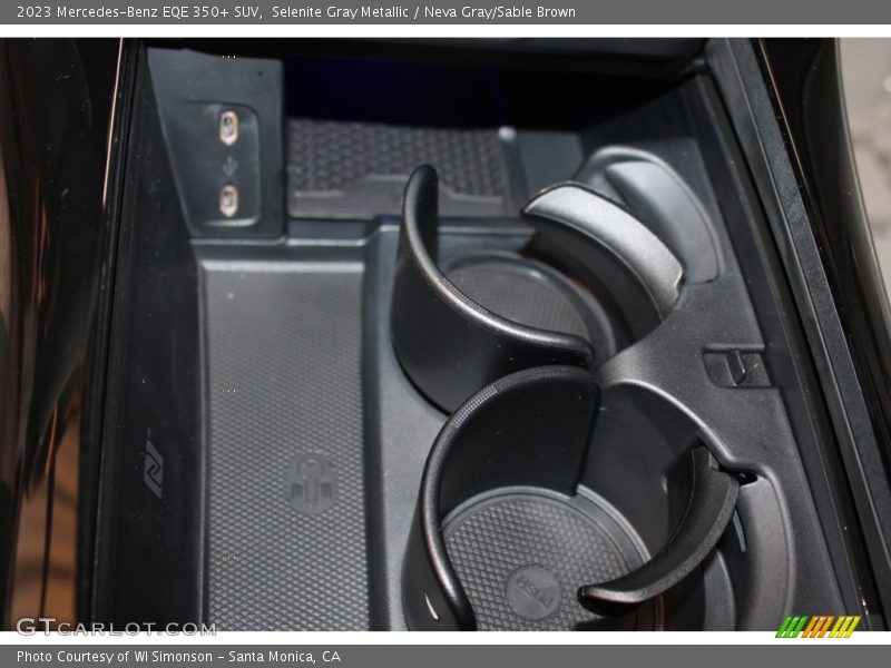 Selenite Gray Metallic / Neva Gray/Sable Brown 2023 Mercedes-Benz EQE 350+ SUV