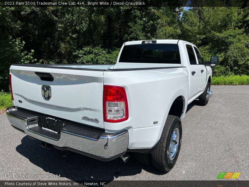 Bright White / Diesel Gray/Black 2023 Ram 3500 Tradesman Crew Cab 4x4