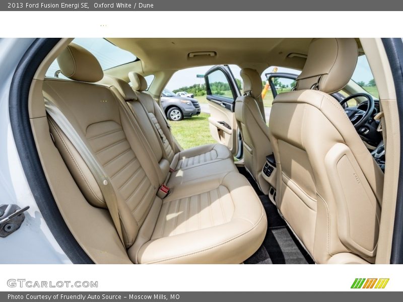 Rear Seat of 2013 Fusion Energi SE