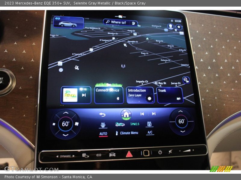 Selenite Gray Metallic / Black/Space Gray 2023 Mercedes-Benz EQE 350+ SUV