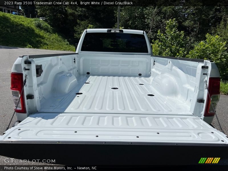Bright White / Diesel Gray/Black 2023 Ram 3500 Tradesman Crew Cab 4x4