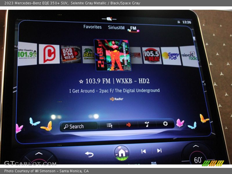 Selenite Gray Metallic / Black/Space Gray 2023 Mercedes-Benz EQE 350+ SUV