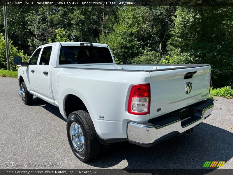Bright White / Diesel Gray/Black 2023 Ram 3500 Tradesman Crew Cab 4x4