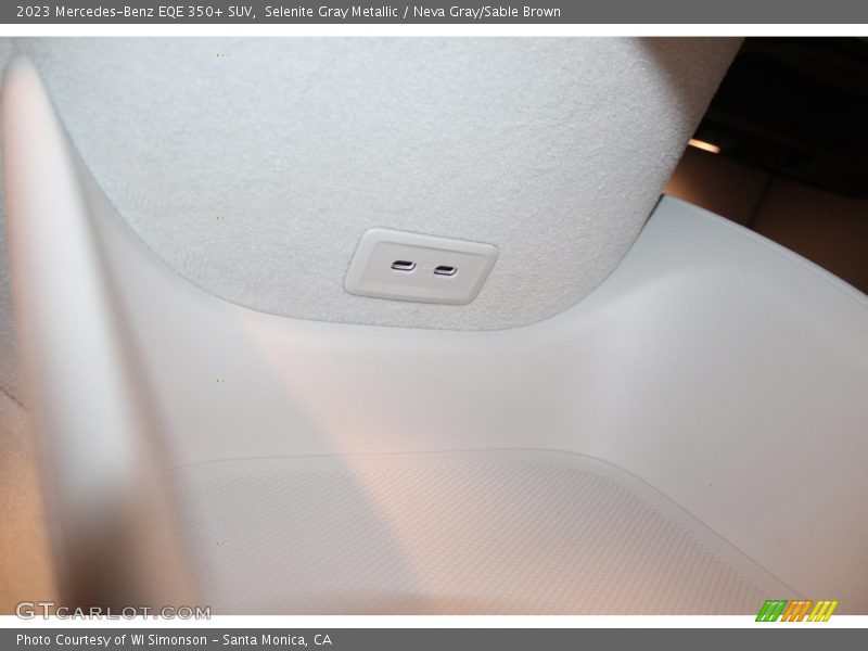Selenite Gray Metallic / Neva Gray/Sable Brown 2023 Mercedes-Benz EQE 350+ SUV