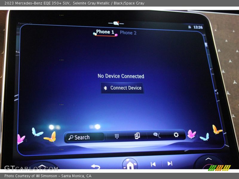 Selenite Gray Metallic / Black/Space Gray 2023 Mercedes-Benz EQE 350+ SUV