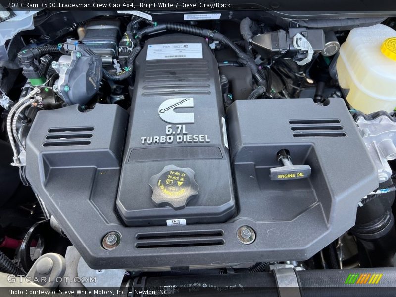  2023 3500 Tradesman Crew Cab 4x4 Engine - 6.7 Liter OHV 24-Valve Cummins Turbo-Diesel Inline 6 Cylinder