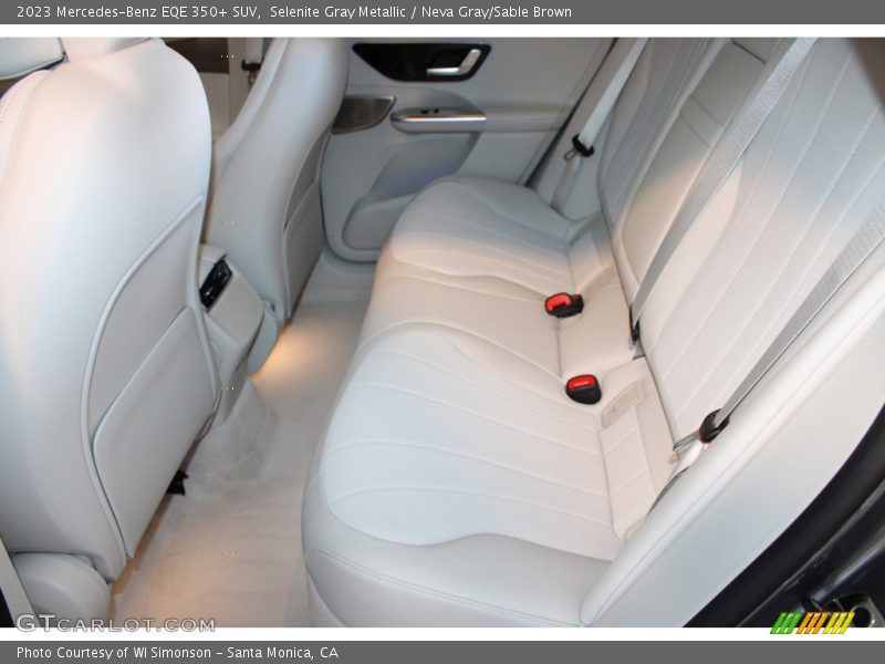 Selenite Gray Metallic / Neva Gray/Sable Brown 2023 Mercedes-Benz EQE 350+ SUV