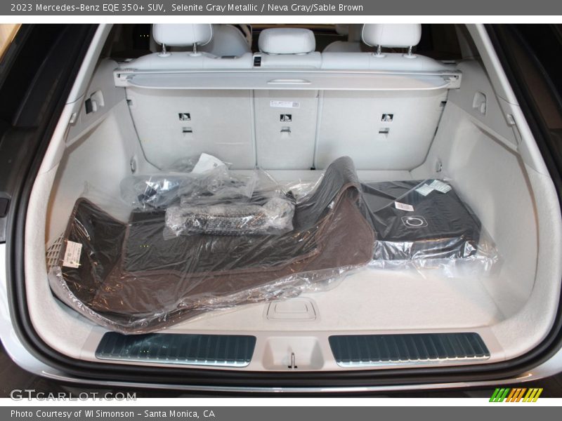 Selenite Gray Metallic / Neva Gray/Sable Brown 2023 Mercedes-Benz EQE 350+ SUV