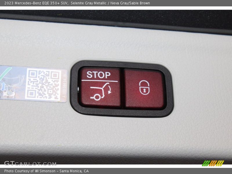 Selenite Gray Metallic / Neva Gray/Sable Brown 2023 Mercedes-Benz EQE 350+ SUV