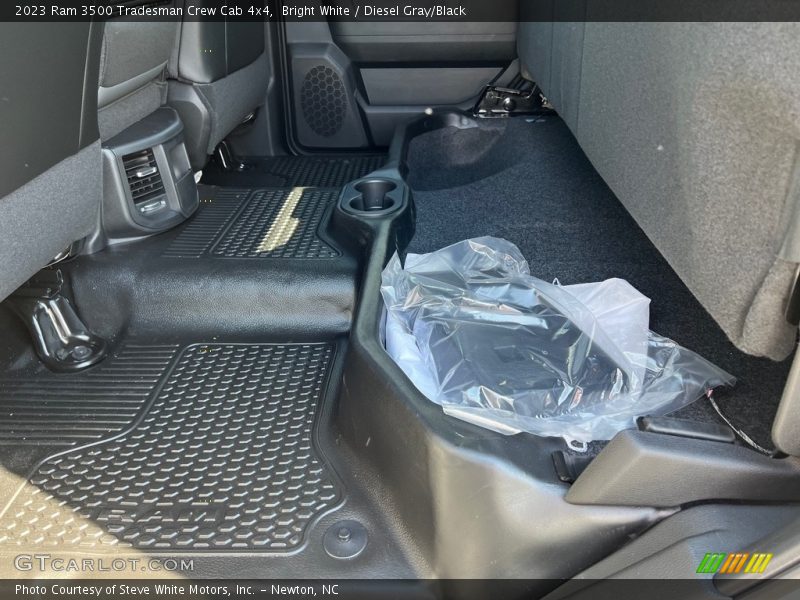 Rear Seat of 2023 3500 Tradesman Crew Cab 4x4
