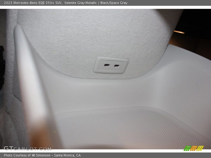 Selenite Gray Metallic / Black/Space Gray 2023 Mercedes-Benz EQE 350+ SUV