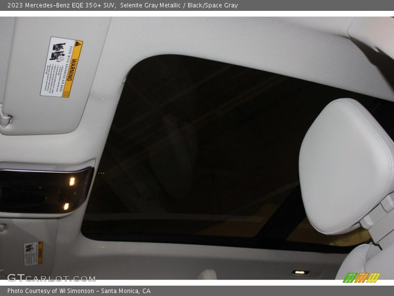 Selenite Gray Metallic / Black/Space Gray 2023 Mercedes-Benz EQE 350+ SUV