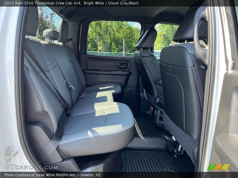 Rear Seat of 2023 3500 Tradesman Crew Cab 4x4