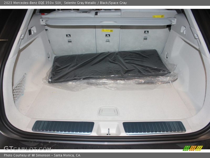 Selenite Gray Metallic / Black/Space Gray 2023 Mercedes-Benz EQE 350+ SUV