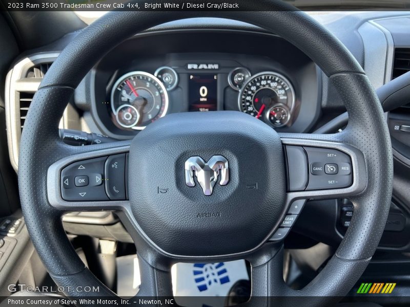  2023 3500 Tradesman Crew Cab 4x4 Steering Wheel