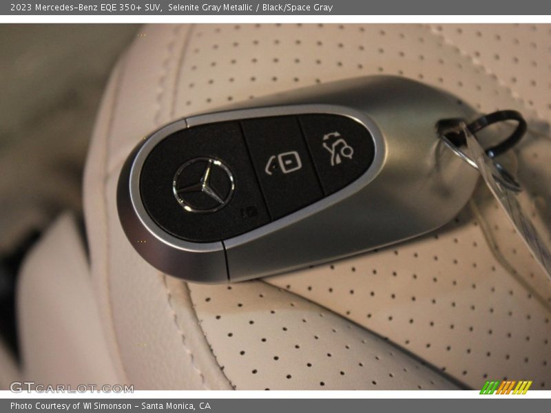 Selenite Gray Metallic / Black/Space Gray 2023 Mercedes-Benz EQE 350+ SUV