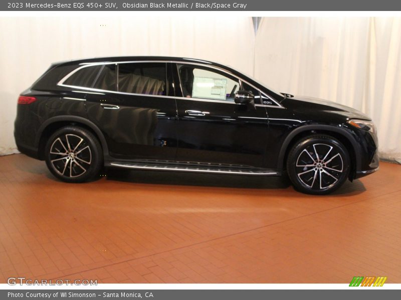 Obsidian Black Metallic / Black/Space Gray 2023 Mercedes-Benz EQS 450+ SUV