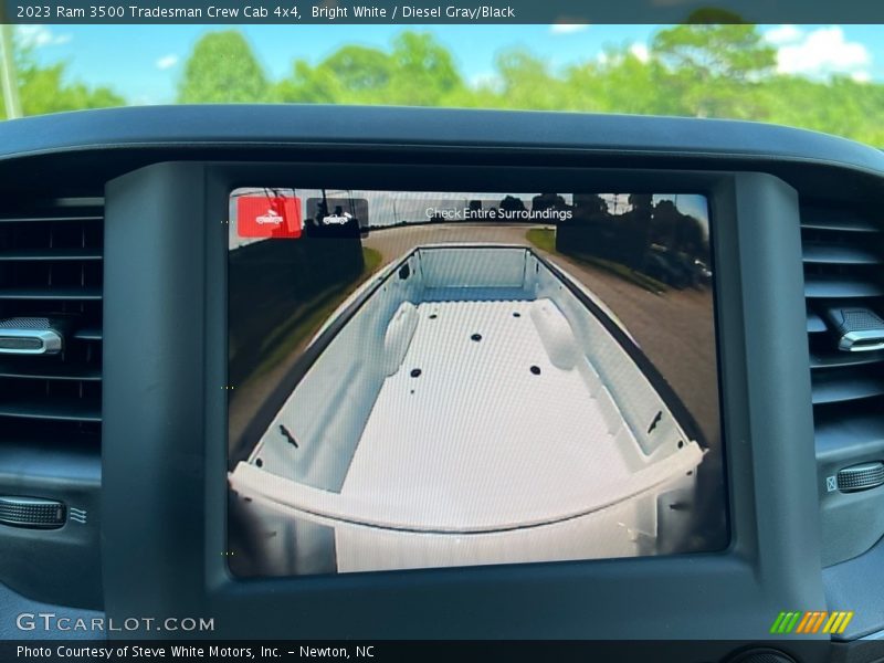 Bright White / Diesel Gray/Black 2023 Ram 3500 Tradesman Crew Cab 4x4