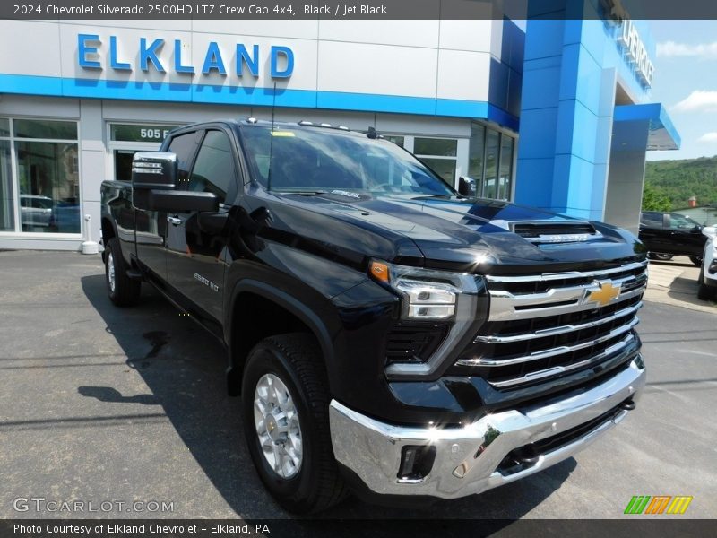 Black / Jet Black 2024 Chevrolet Silverado 2500HD LTZ Crew Cab 4x4