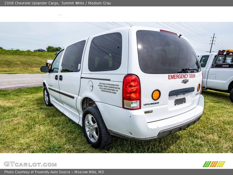  2008 Uplander Cargo Summit White