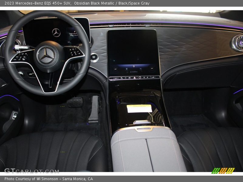 Obsidian Black Metallic / Black/Space Gray 2023 Mercedes-Benz EQS 450+ SUV