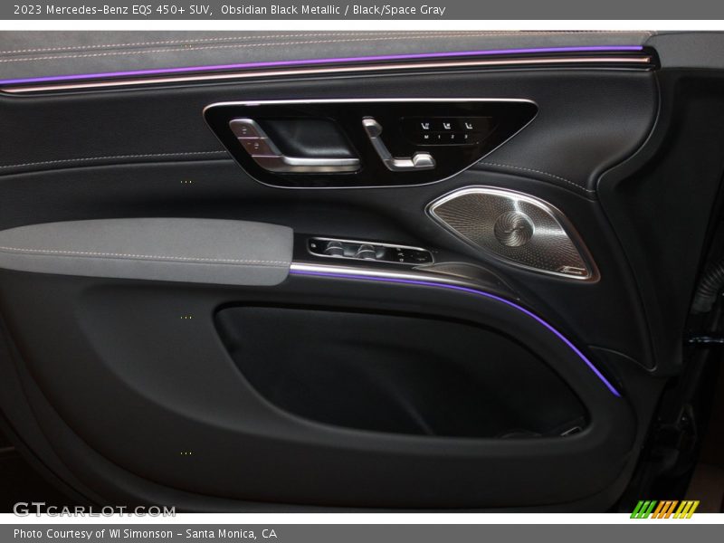 Obsidian Black Metallic / Black/Space Gray 2023 Mercedes-Benz EQS 450+ SUV