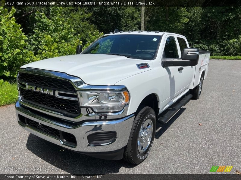 Bright White / Diesel Gray/Black 2023 Ram 2500 Tradesman Crew Cab 4x4 Chassis