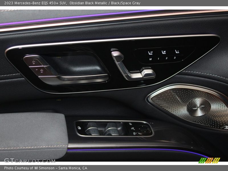 Obsidian Black Metallic / Black/Space Gray 2023 Mercedes-Benz EQS 450+ SUV