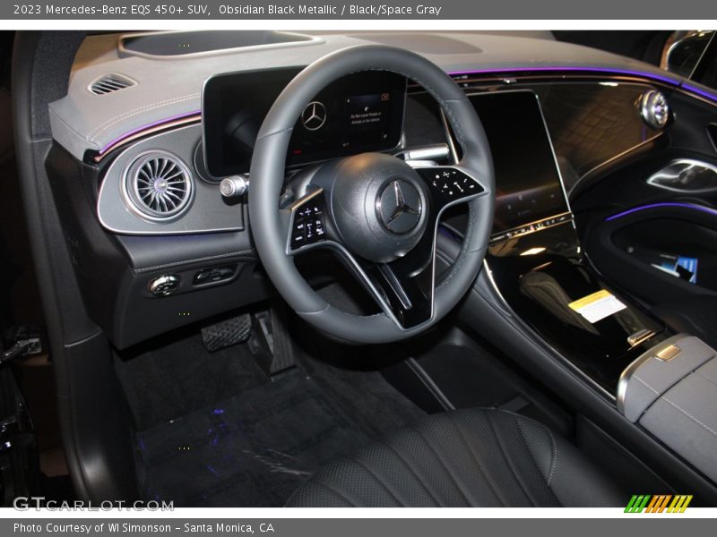Obsidian Black Metallic / Black/Space Gray 2023 Mercedes-Benz EQS 450+ SUV