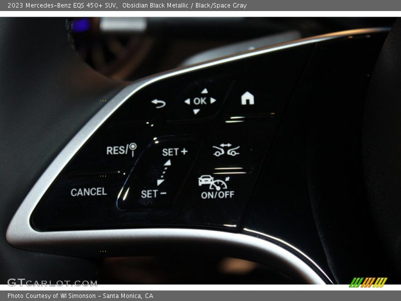 Obsidian Black Metallic / Black/Space Gray 2023 Mercedes-Benz EQS 450+ SUV