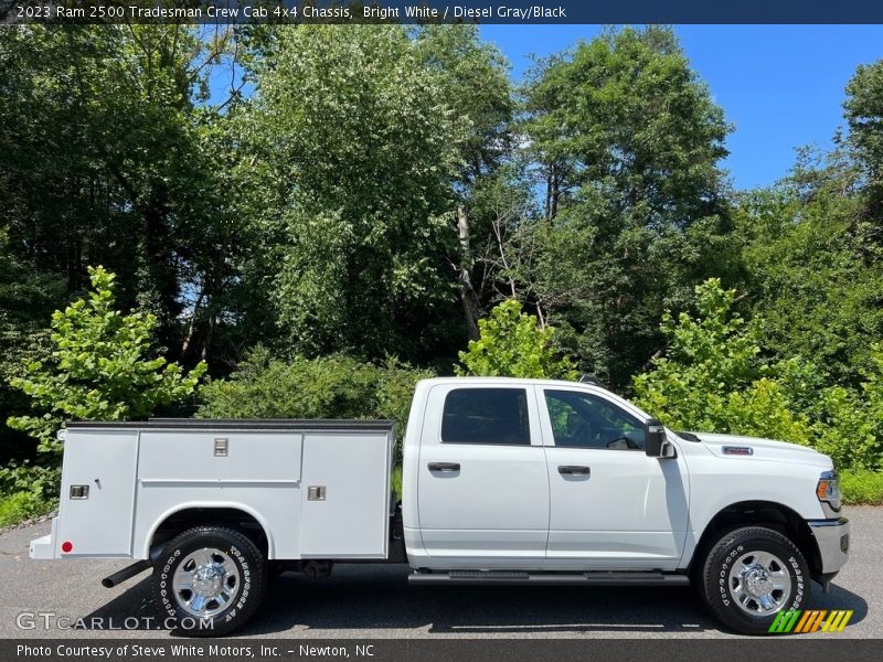 Bright White / Diesel Gray/Black 2023 Ram 2500 Tradesman Crew Cab 4x4 Chassis