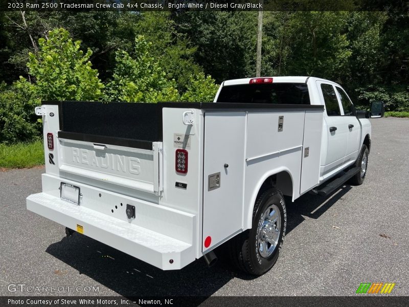 Bright White / Diesel Gray/Black 2023 Ram 2500 Tradesman Crew Cab 4x4 Chassis