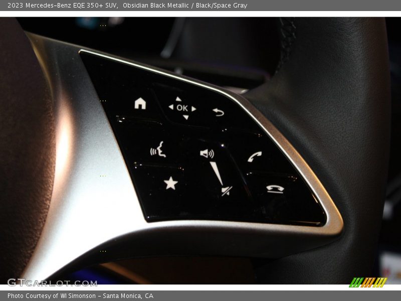 Obsidian Black Metallic / Black/Space Gray 2023 Mercedes-Benz EQE 350+ SUV