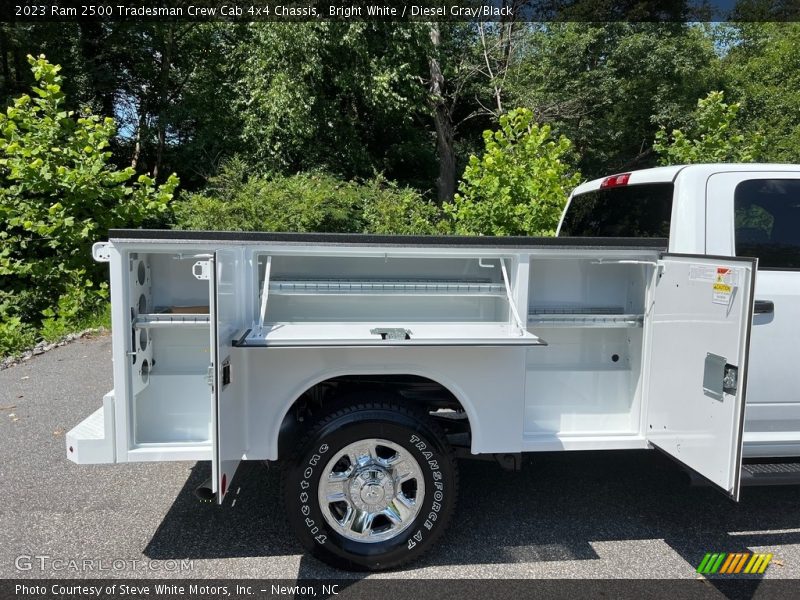 Bright White / Diesel Gray/Black 2023 Ram 2500 Tradesman Crew Cab 4x4 Chassis